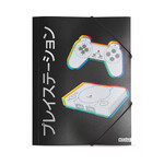 Carpeta 3 Solapas Mooving Playstation Azul 1005219